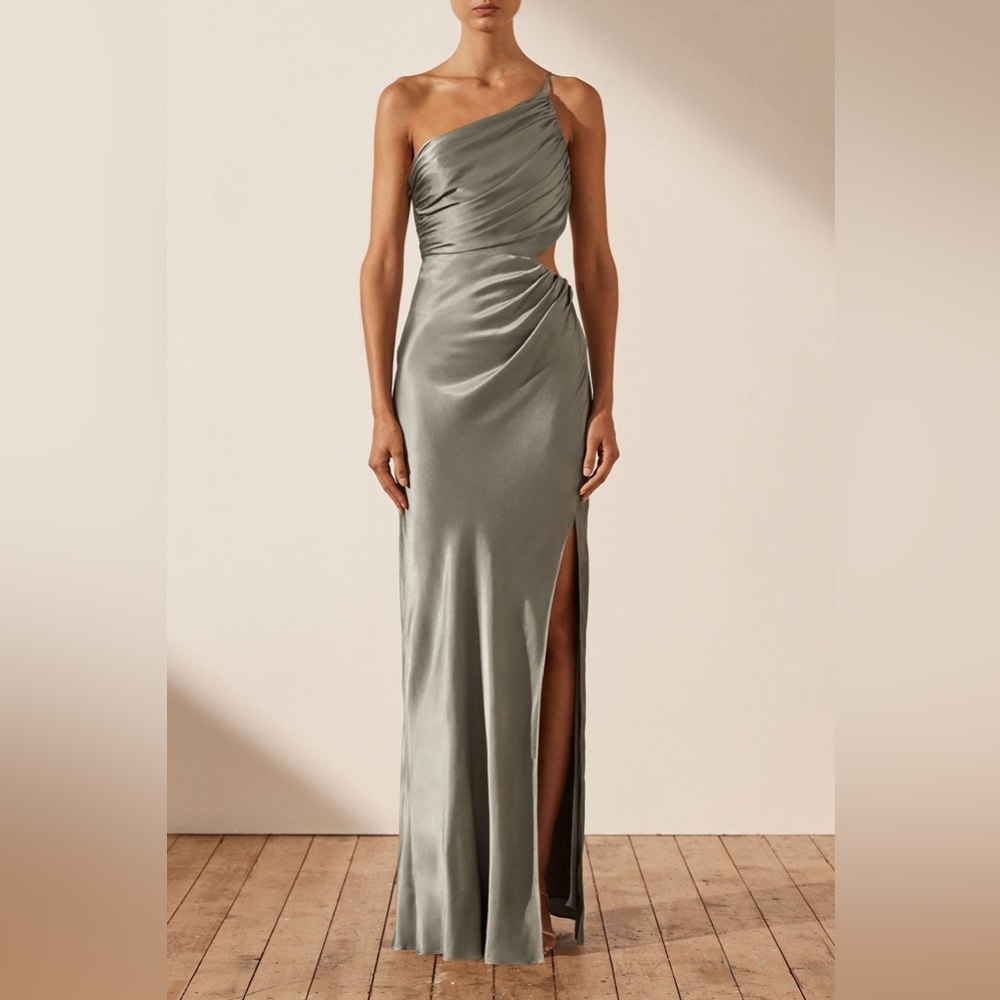 Shona Joy La Lune Dress in Sage